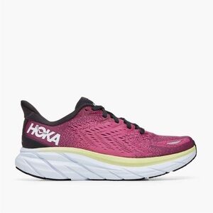 Hoka One One Women's Graphite Purple Clifton 8 Mesh Running Shoes Size 8